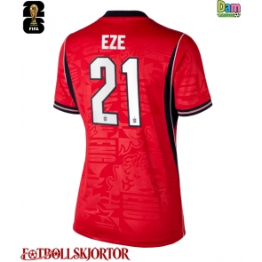 England Eberechi Eze #21 Bortatröja Dam VM 2026 Kortärmad